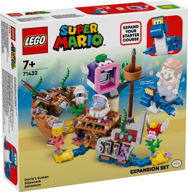 LEGO Super Mario Dorries sjunkna skeppsvrak Expansionsset 71432