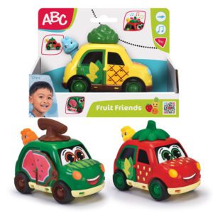ABC Fruit Friends Bil med speldosa 1+ : Model - Ananas