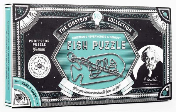 Einstein's everyone's a genius fish puzzle no.5
