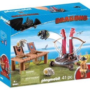 Playmobil Dragons Gape Rapkäft med fårsele 9461