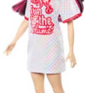Barbie Fashionistas Black Wavy Hair With Twist 'n' Turn Dress Nr 214 HRH12